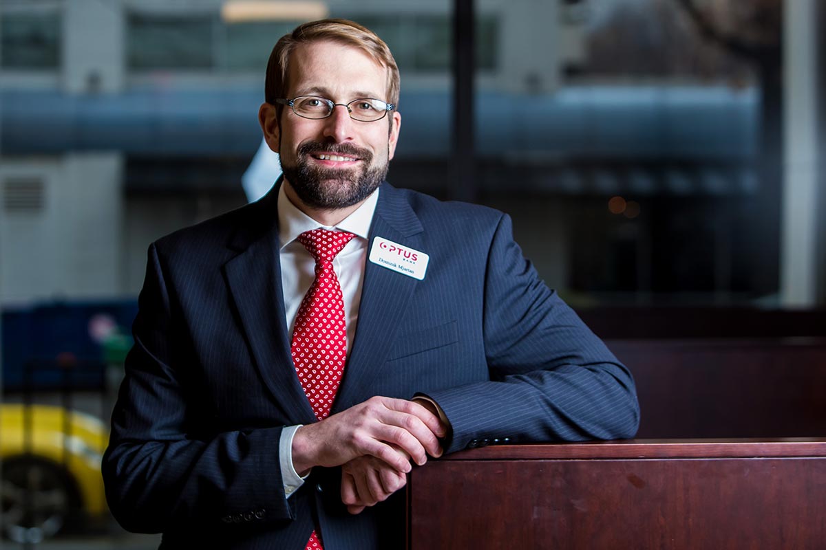 Dominik Mjartan, president and CEO, Optus Bank